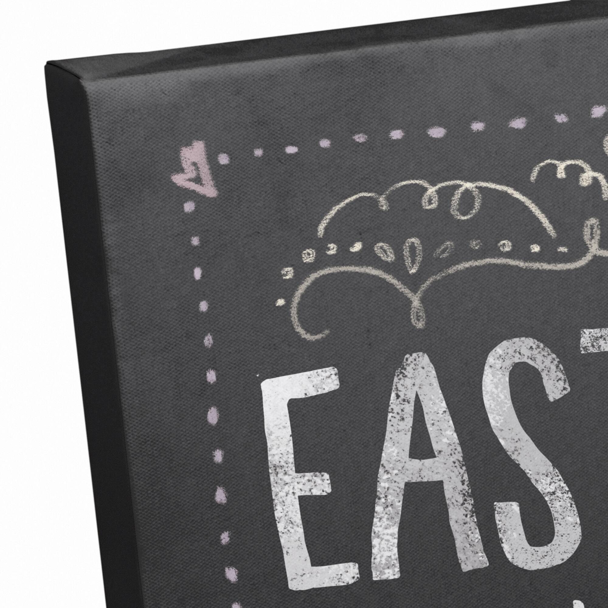 Easter Chalk Canvas Wall Art